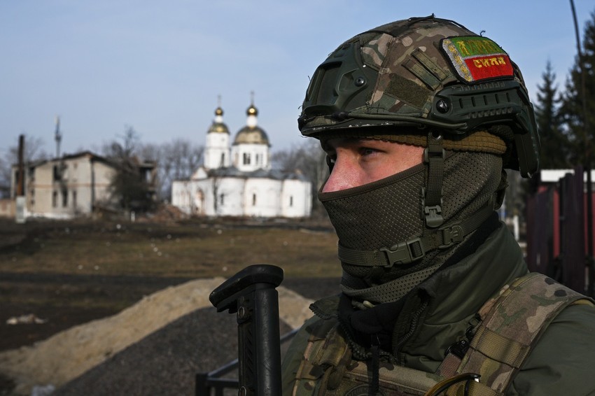 Ruska vojska u području Sudže u Kursku 13. marta