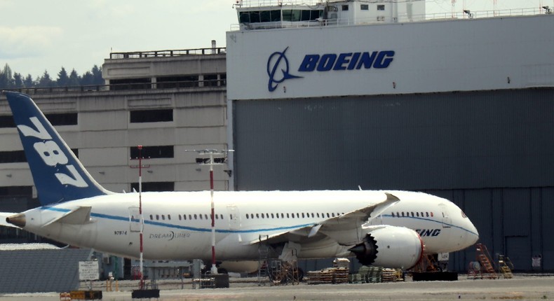 A Boeing manufacturing plant in Seattle, WA. Toby Scott/SOPA Images/LightRocket via Getty Images