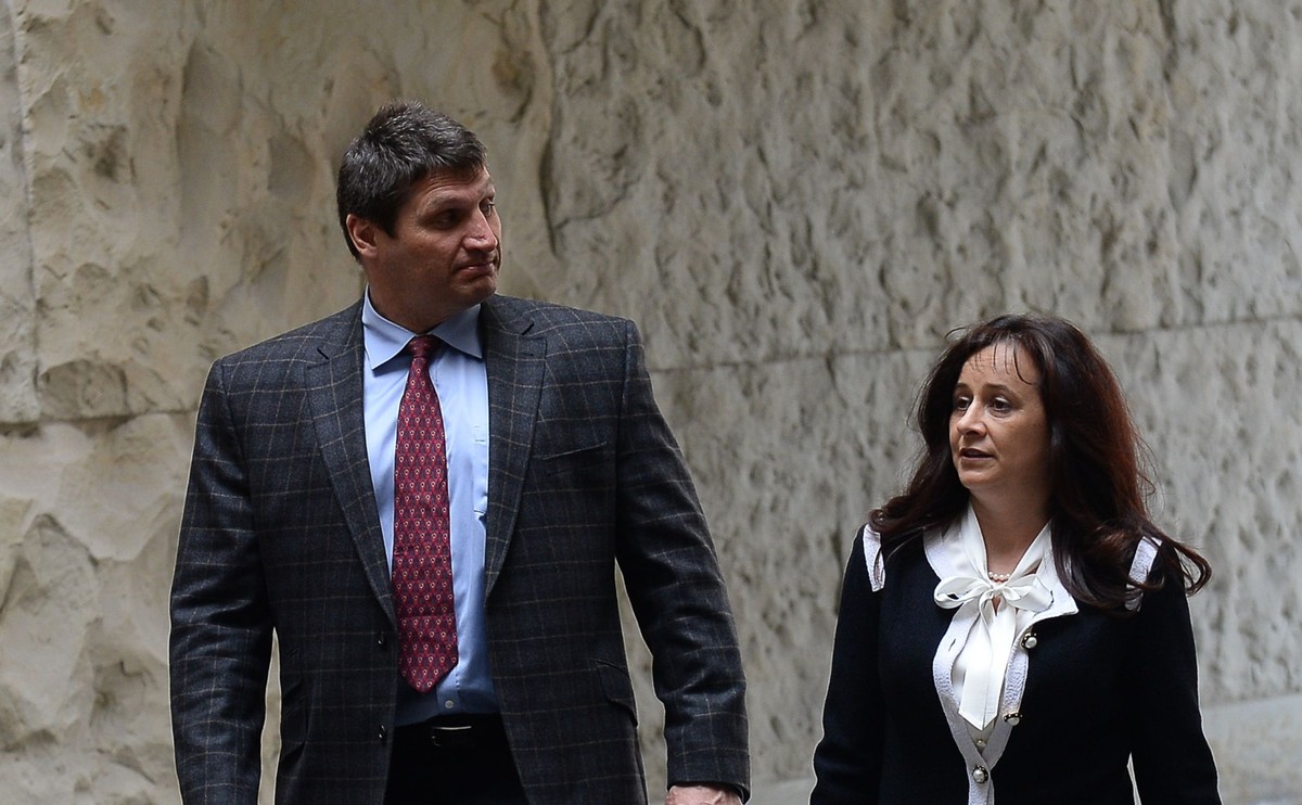 Andrzej Gołota i jego żona Mariola Gołota