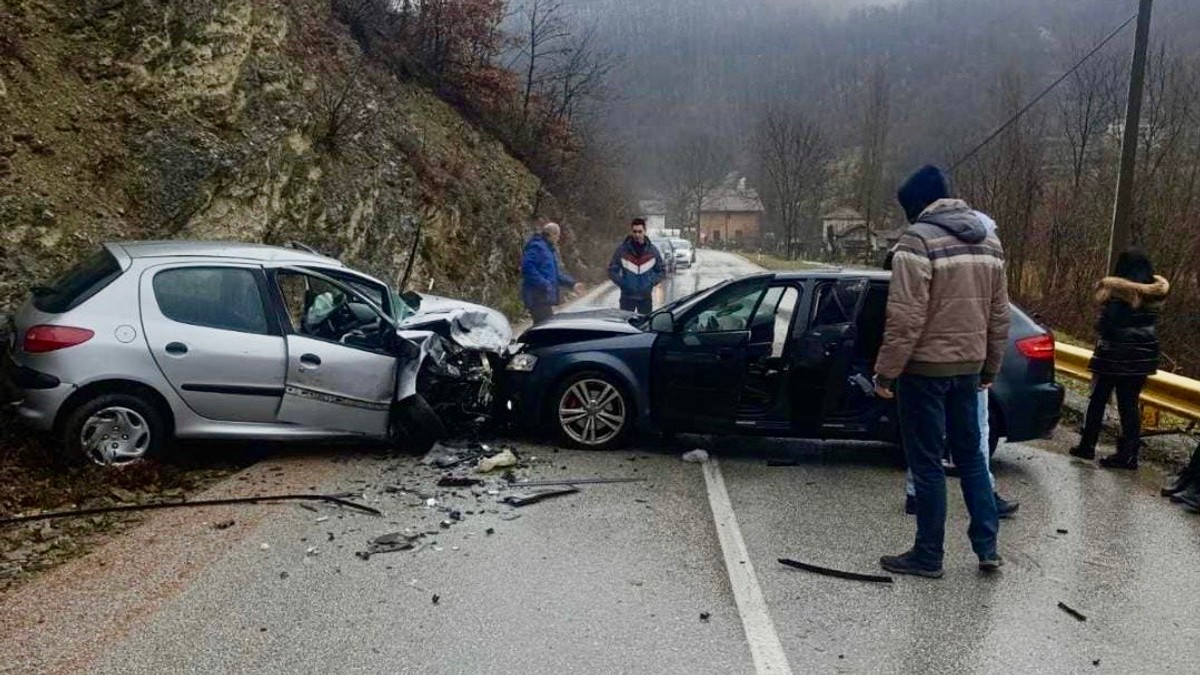 Sudar na putu Valjevo-Bajina Bašta