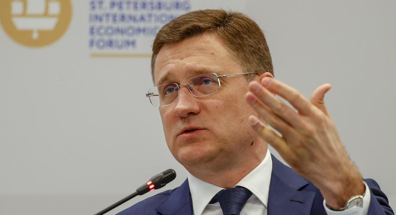 Russian Deputy Prime Minister Alexander Novak warned Russia could slash its exports.