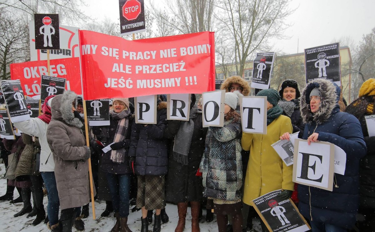 Protest pracowników prokuratury