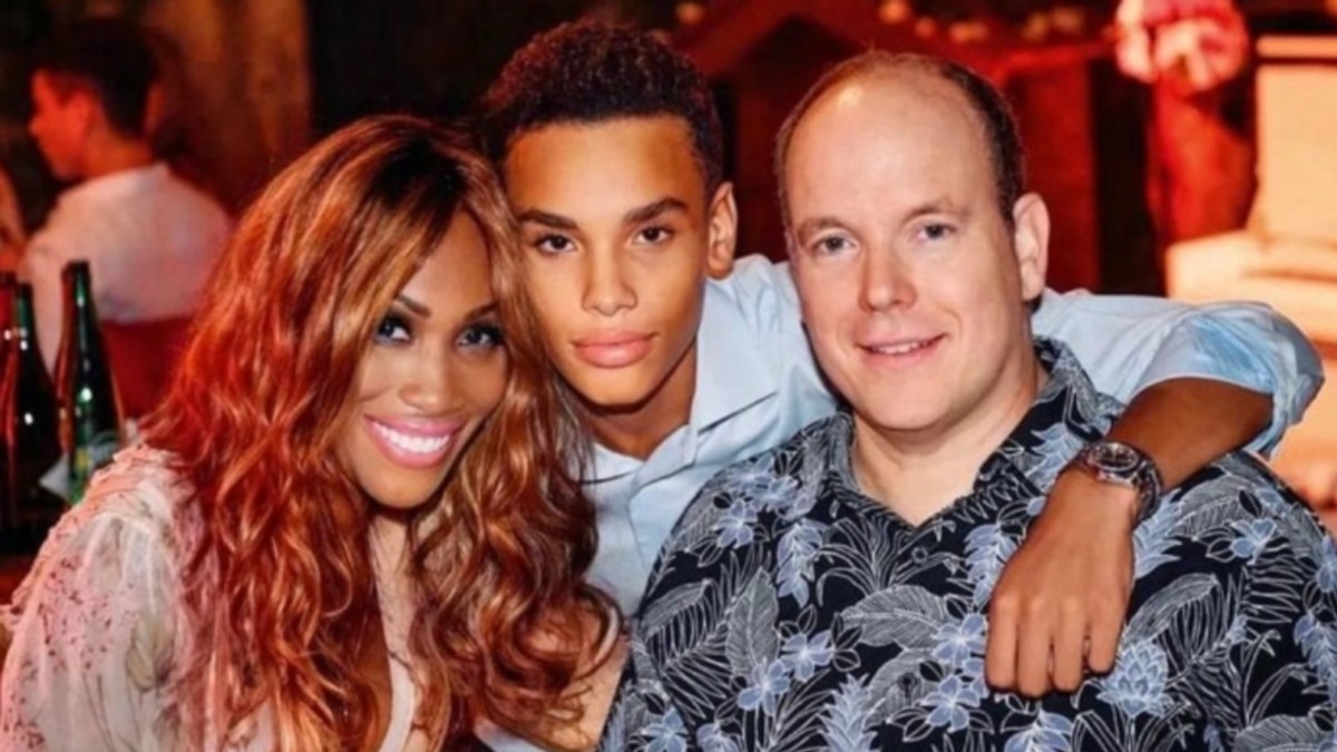 Princ Albert sa sinom i njegovom majkom