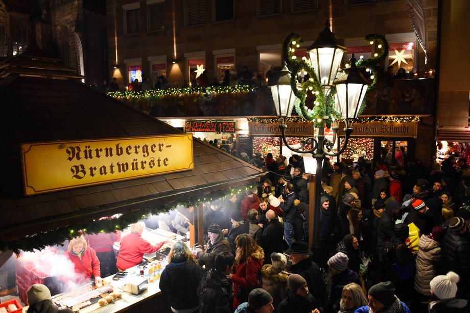 Christkindlesmarkt - jarmark bozonarodzeniowy w Norymberdze