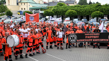 Protest ratowników medycznych. Demonstracje w całej Polsce