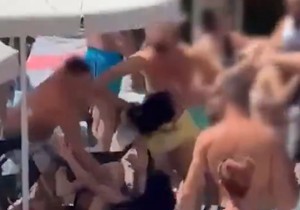 Tuča na bazenu u Kataloniji