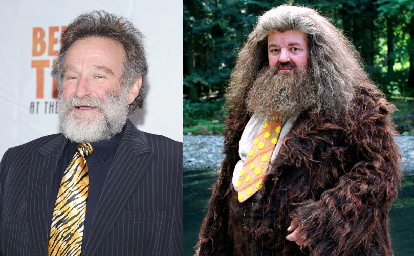 Robin Williams - Hagrid w "Harrym Potterze i kamieniu filozoficznym"