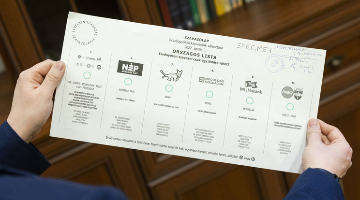 Ma 16 óráig regisztrálhatnak a magyarországi lakcímmel nem rendelkező választópolgárok az áprilisi országgyűlési választásra/ Fotó: MTI/Mohai Balázs