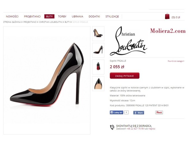 Szpilki Christian Louboutin z oferty salonu Moliera 2