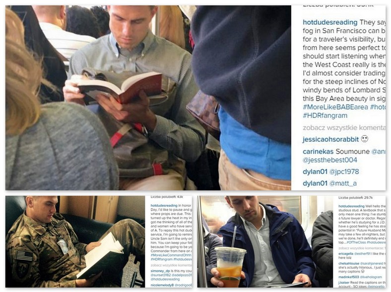 HOT DUDES READING, fot. Instagram