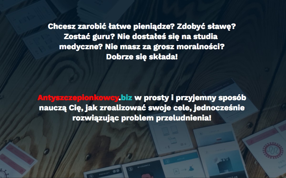 Zabaw się w antyszczepionkowca. Gra, która może otworzyć oczy