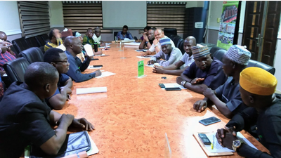 Cross section of participants during a meeting between officials of the Department of Development Control, Federal Capital Territory Administration, and community leaders from Dutsen Garki, Apo District, Abuja, over planned demolition of illegal structures in the community on Wednesday in Abuja. [NAN]
