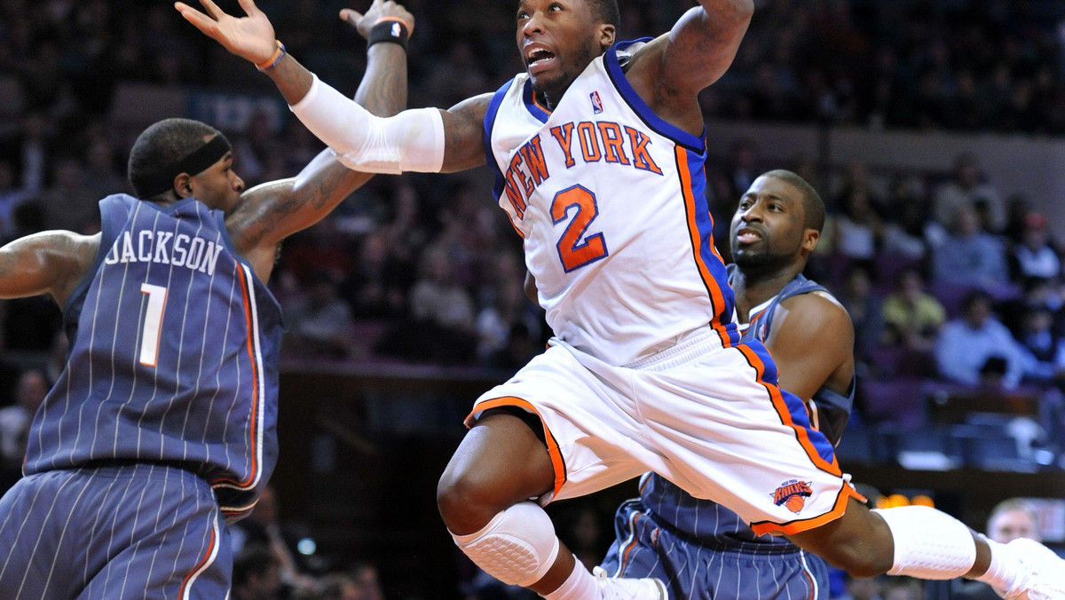 W jedynym czwartkowym meczu koszykarskiej ligi NBA New York Knicks pokonali u siebie Charlotte Bobcats 97:93.