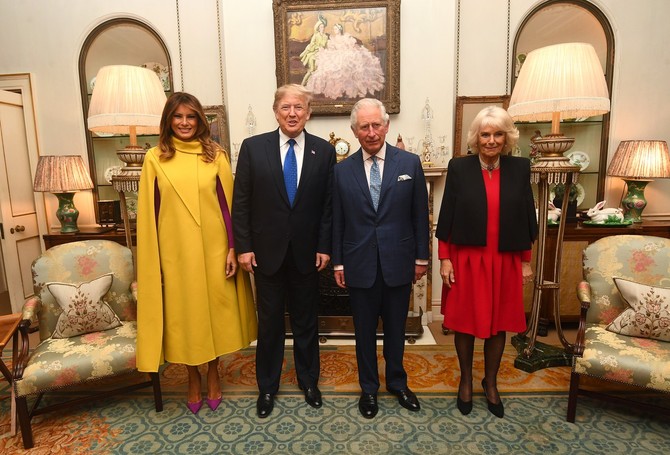 Melanija i Donald Tramp sa Čarlsom III i Kamilom 