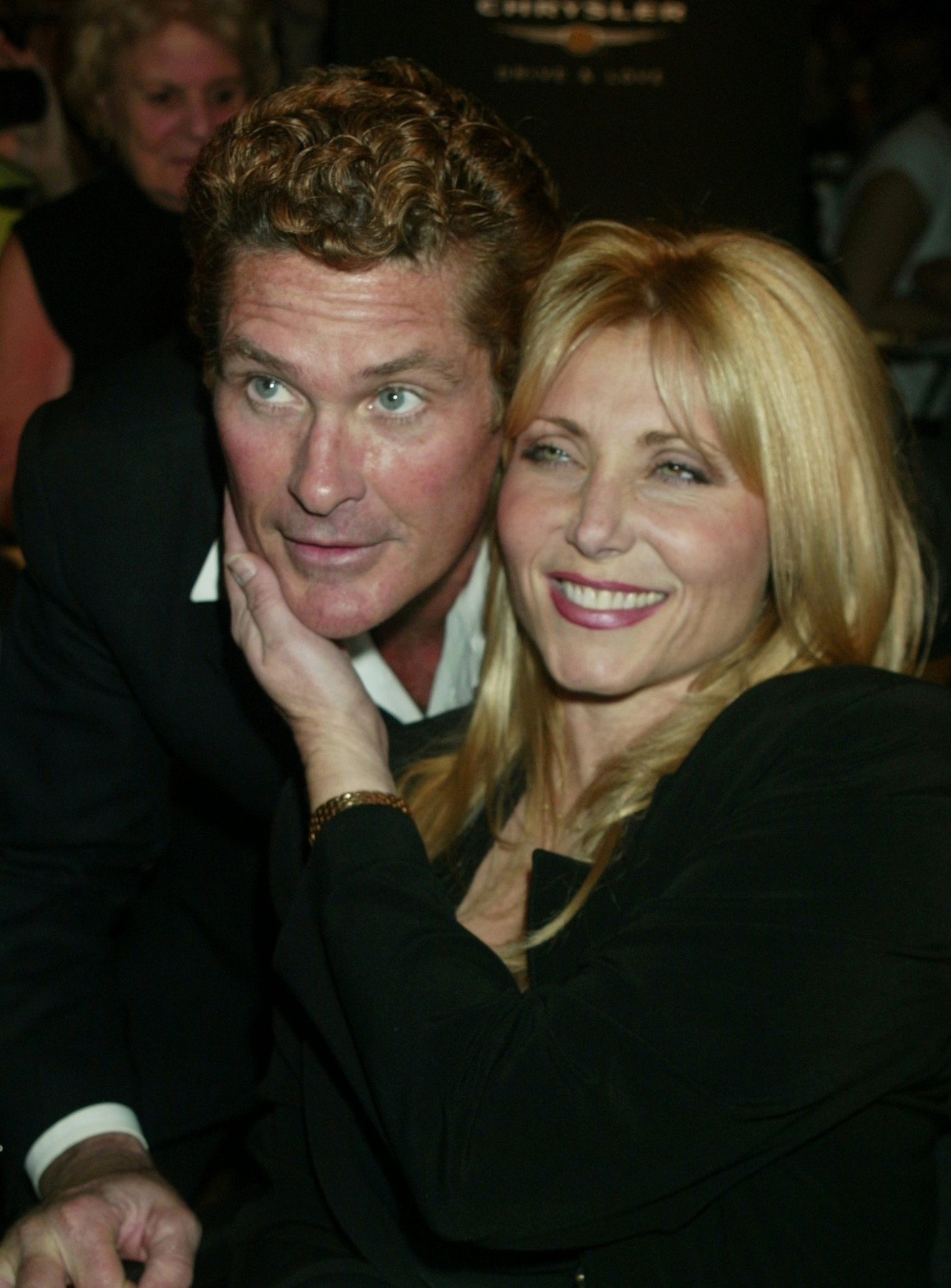 Herec David Hasselhoff s exmanželkou Pamelou Bach-Hasselhoff.