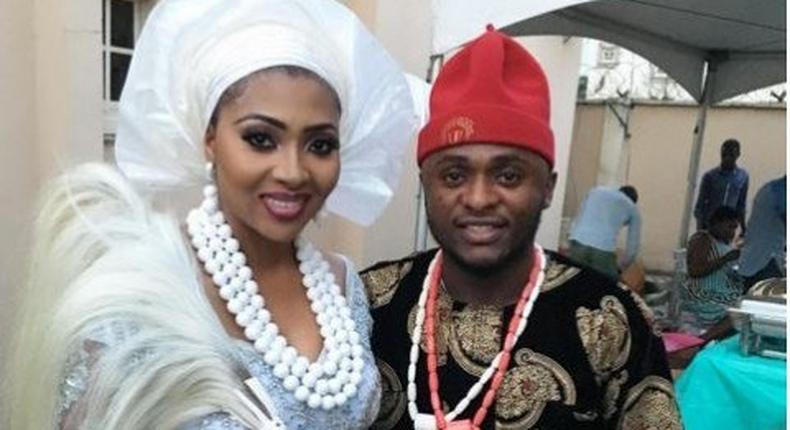 Photos from Ubi Franklin and Lilian Esoro's traditional rites