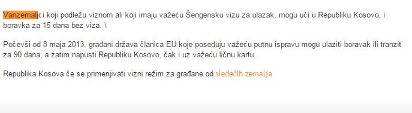 "Vanzemaljci" se pozivaju da ulažu na Kosovu