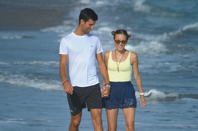 Jelena i Novak prošle godine u Marbelji