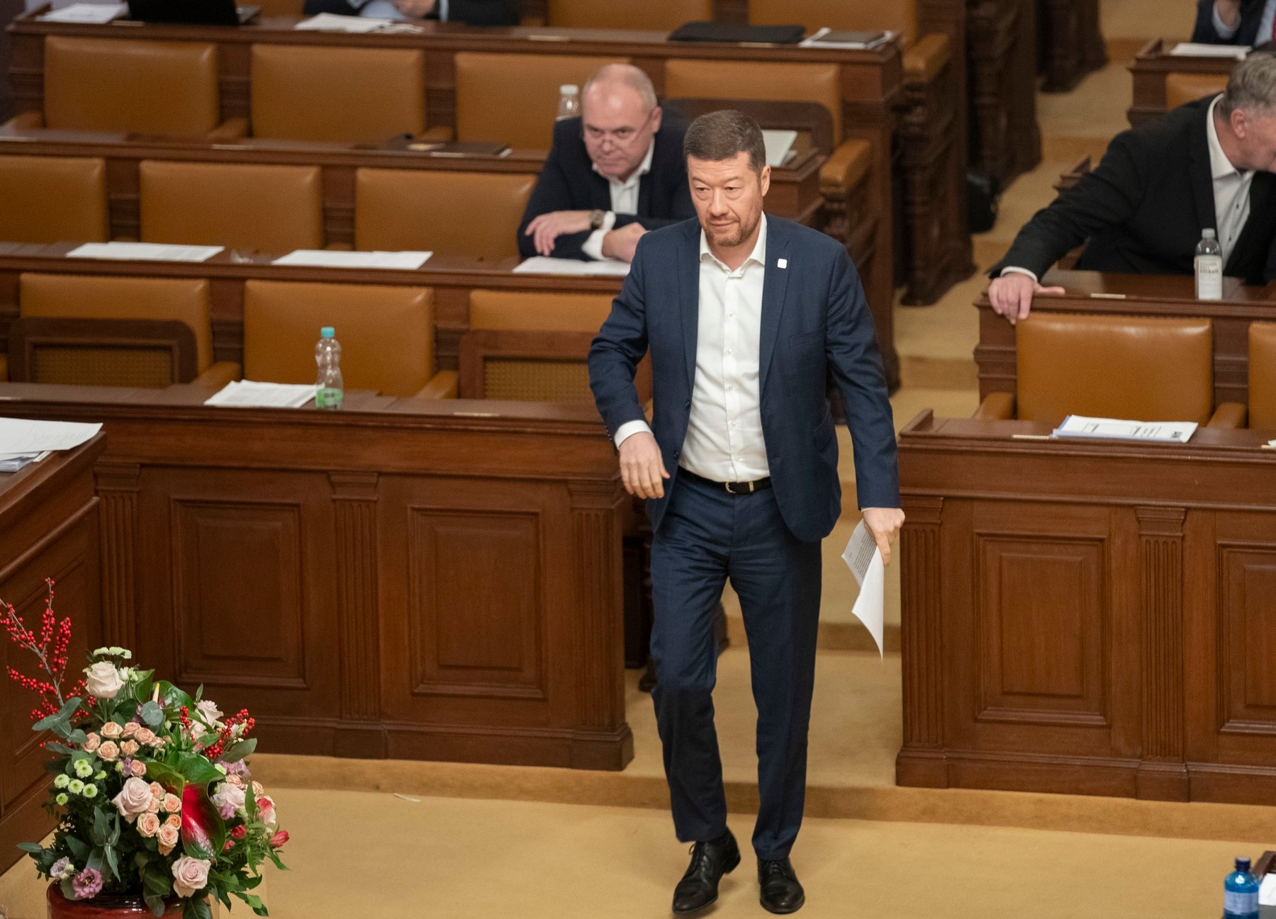 Predseda českého opozičného hnutia SPD Tomio Okamura.