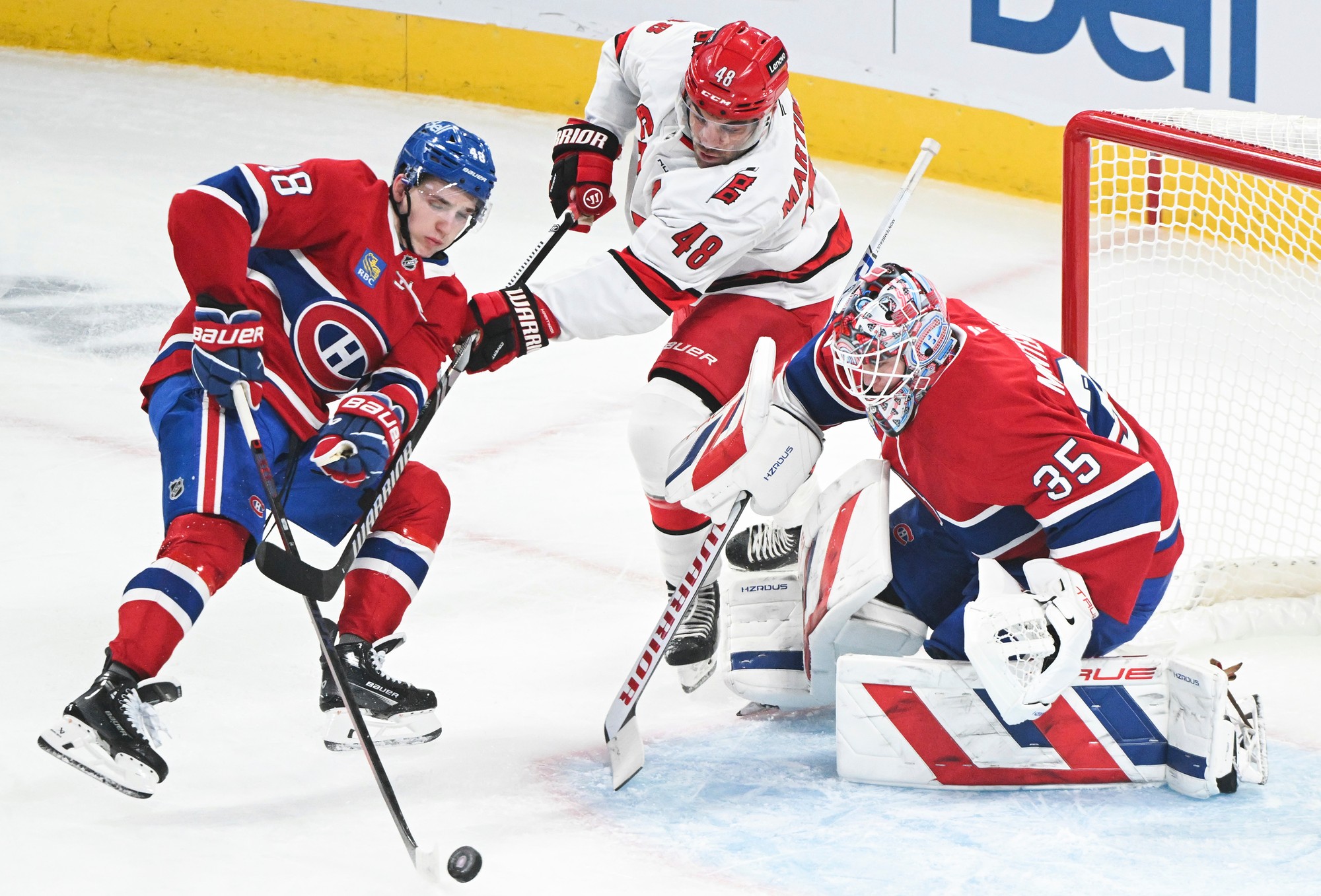Zápas NHL: Montreal Canadiens - Carolina Hurricanes.