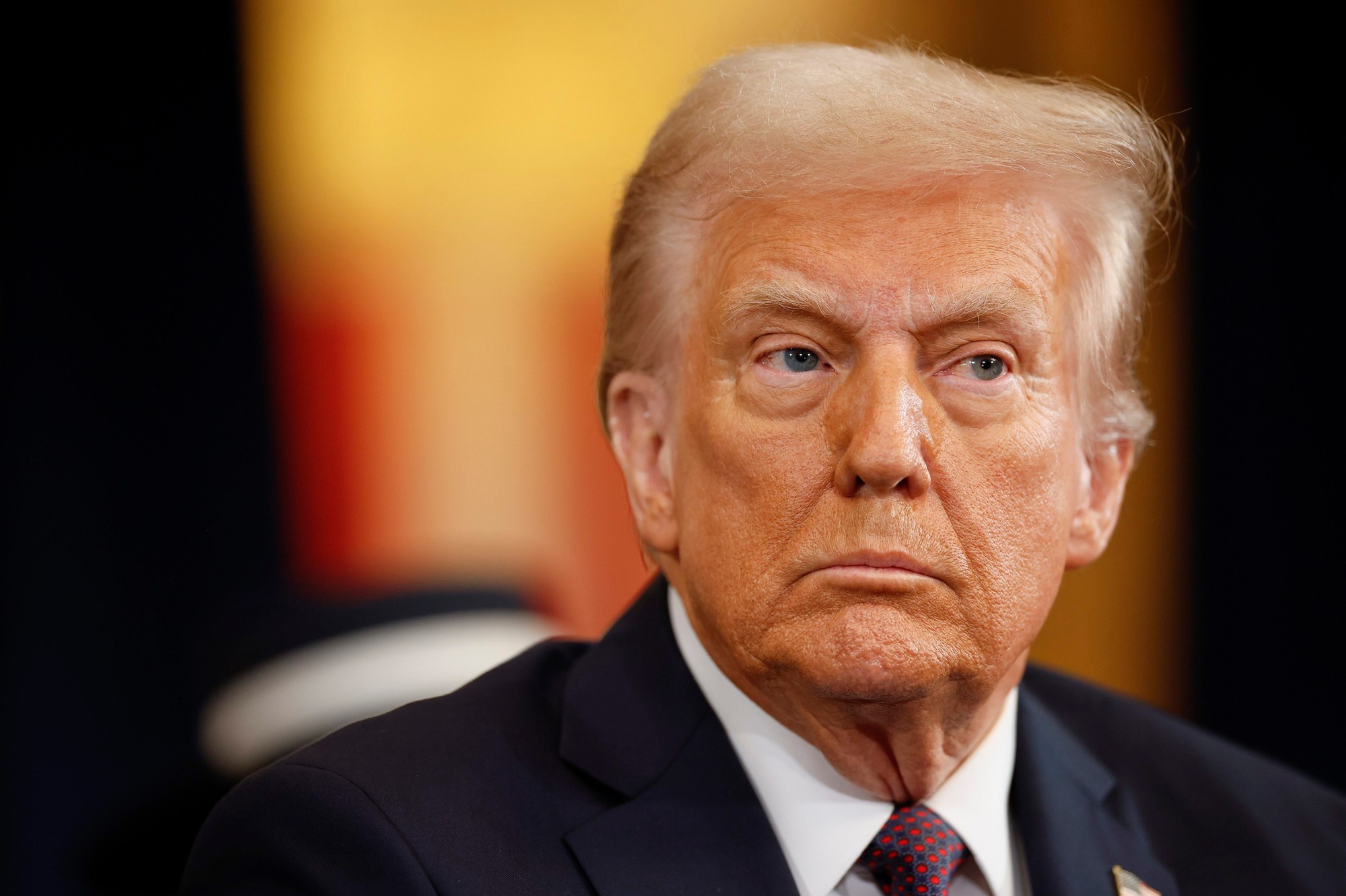 Inaugurácia Donalda Trumpa 2025: Prezident USA Donald Trump.