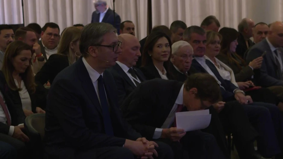 Aleksandar Vučić u Cirihu 