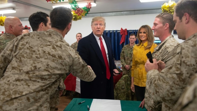 Image result for Trump as US President visits Iraq for the First time