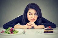 Kobieta jedzenie dieta