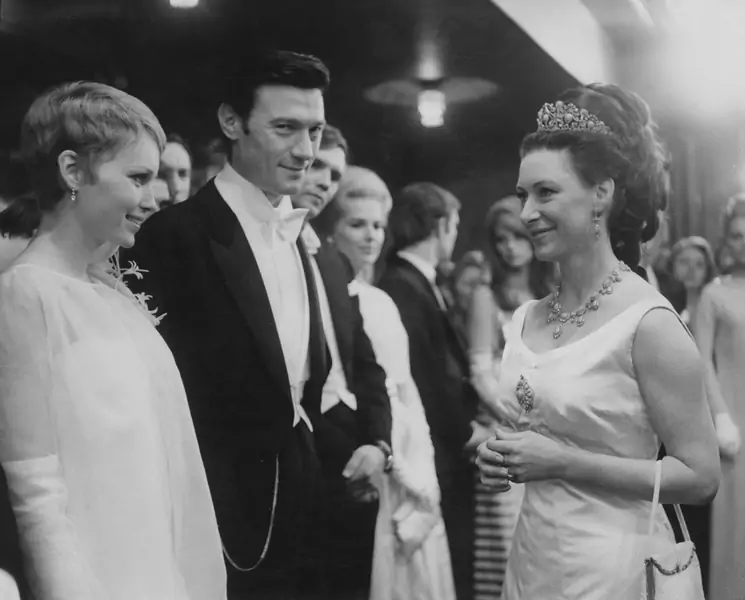Księżniczka Małgorzata i Mia Farrow, 1967 / Douglas Miller / Getty Images