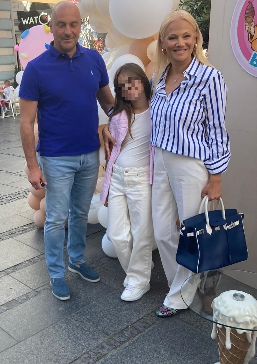 Ilda Šaulić sa mužem i ćerkom