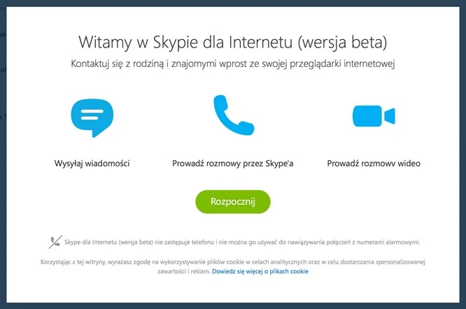 Skype w Microsoft Edge wkrótce nie będzie wymagać wtyczek