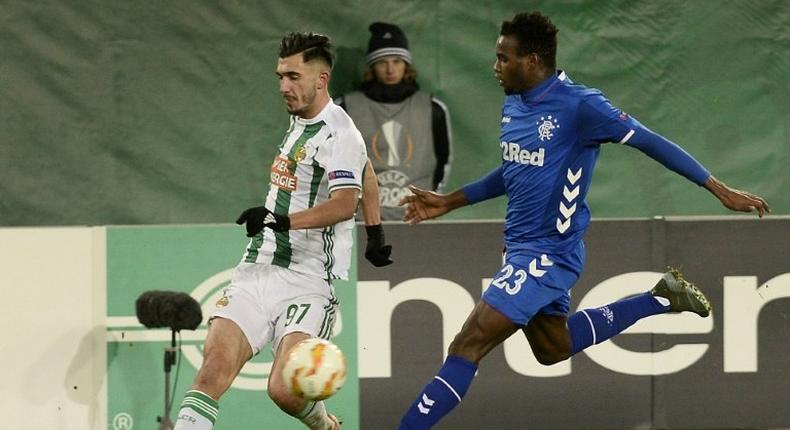 Rangers were knocked out of the Europa League after losing 1-0 at Rapid Vienna