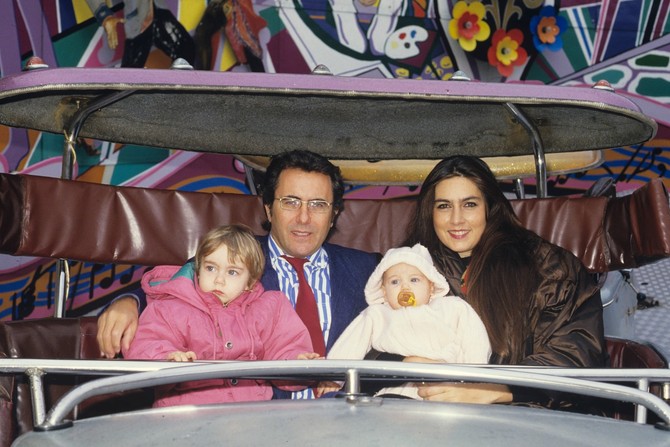 Albano i Romina sa ćerkama