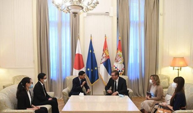 Vučić i ambasador Japana