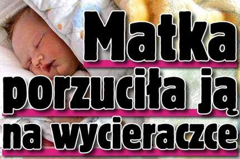 Matka porzuciła ją na wycieraczce