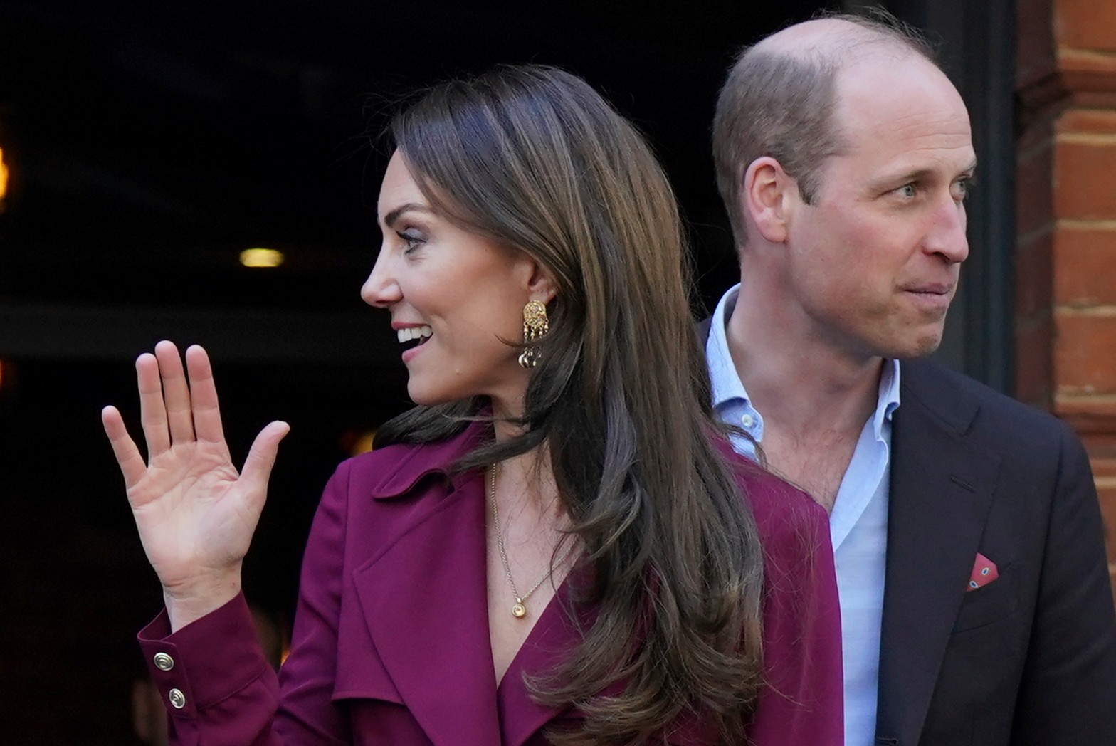 Následník britského trónu William a jeho manželka Kate.