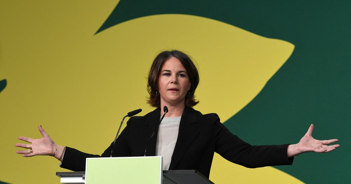 Die deutsche Grünen-Chefin Annalena Baerbock lehnt Nord Stream 2 ab