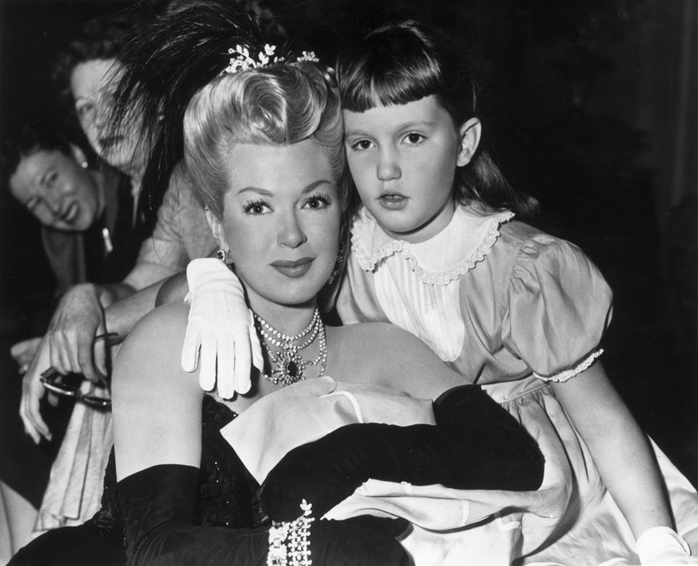 Lana Turner i córka Cheryl Crane (1952)