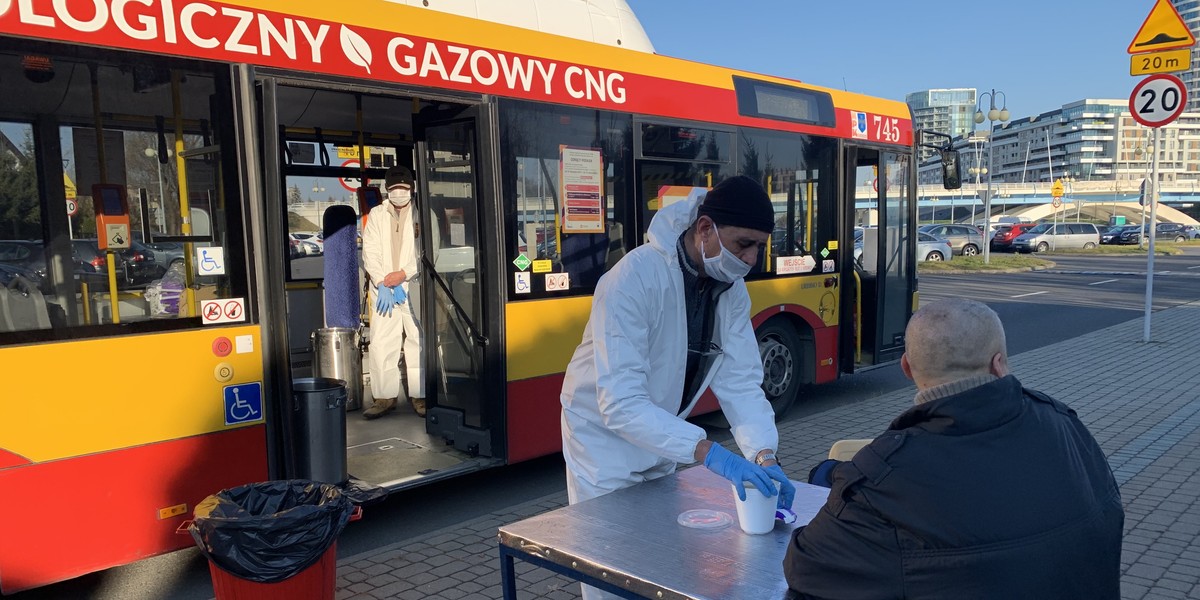 Autobus Ciepła w Rzeszowie.