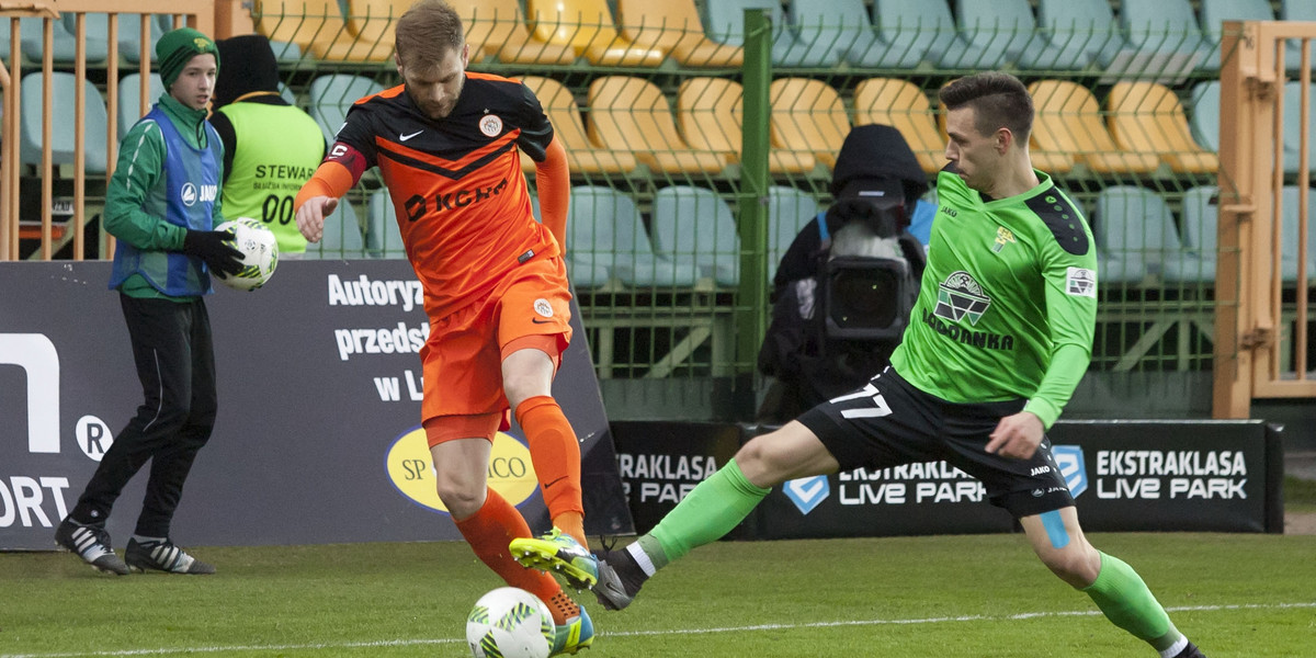 Górnik Łęczna – Zagłębie Lubin 0:2 SKRÓT