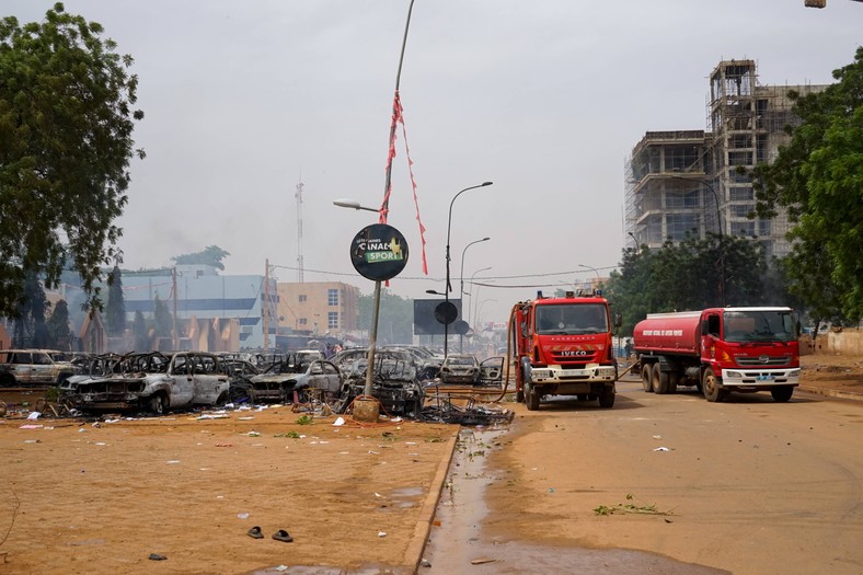 Niamey po zamachu stanu. 27.07.2023 r.