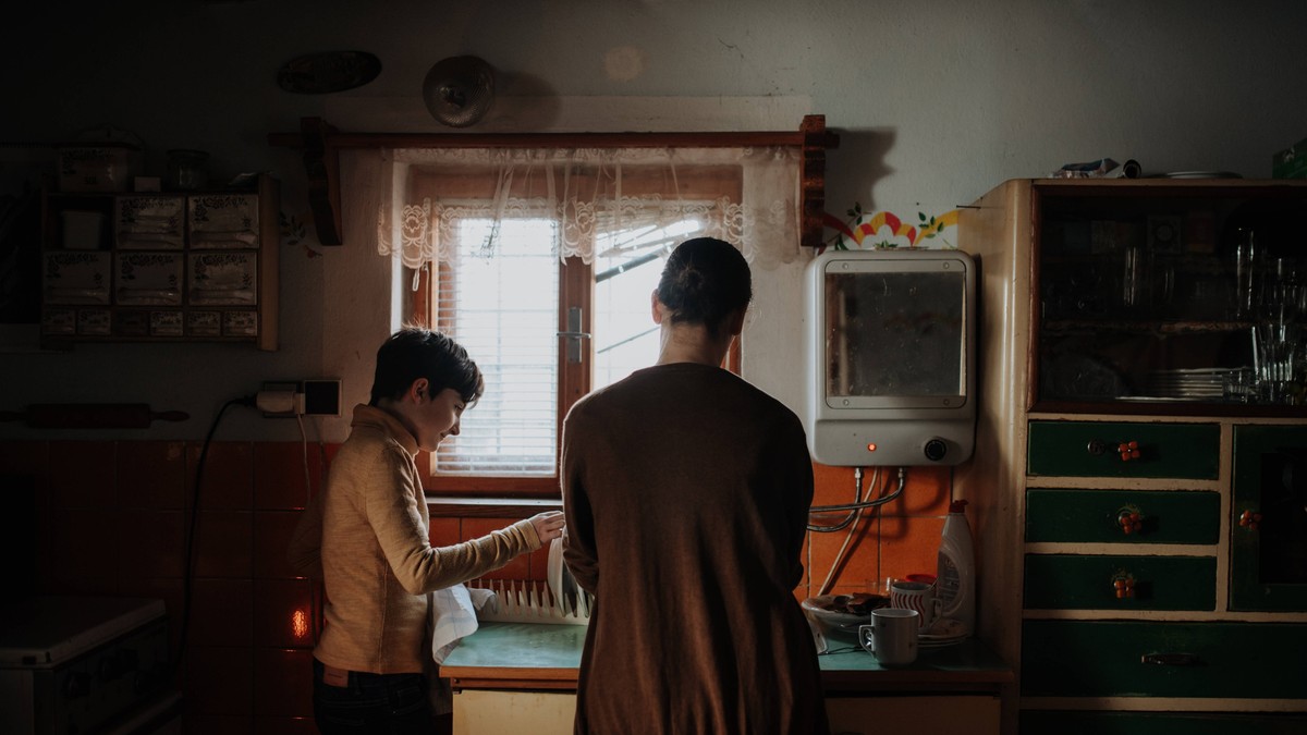 Majka i ćerka - ilustracija