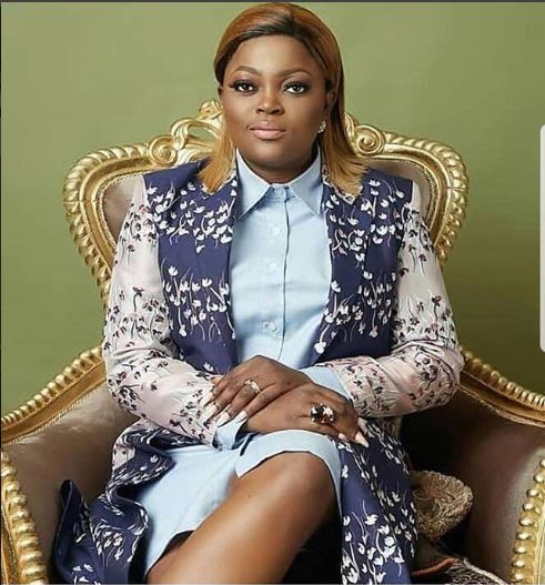 There are reports that Funke Akindele-Bello and her siblings were all absent her their late father's funeral held over the weekend. [Instagram/FunkeJenifaAkindele]