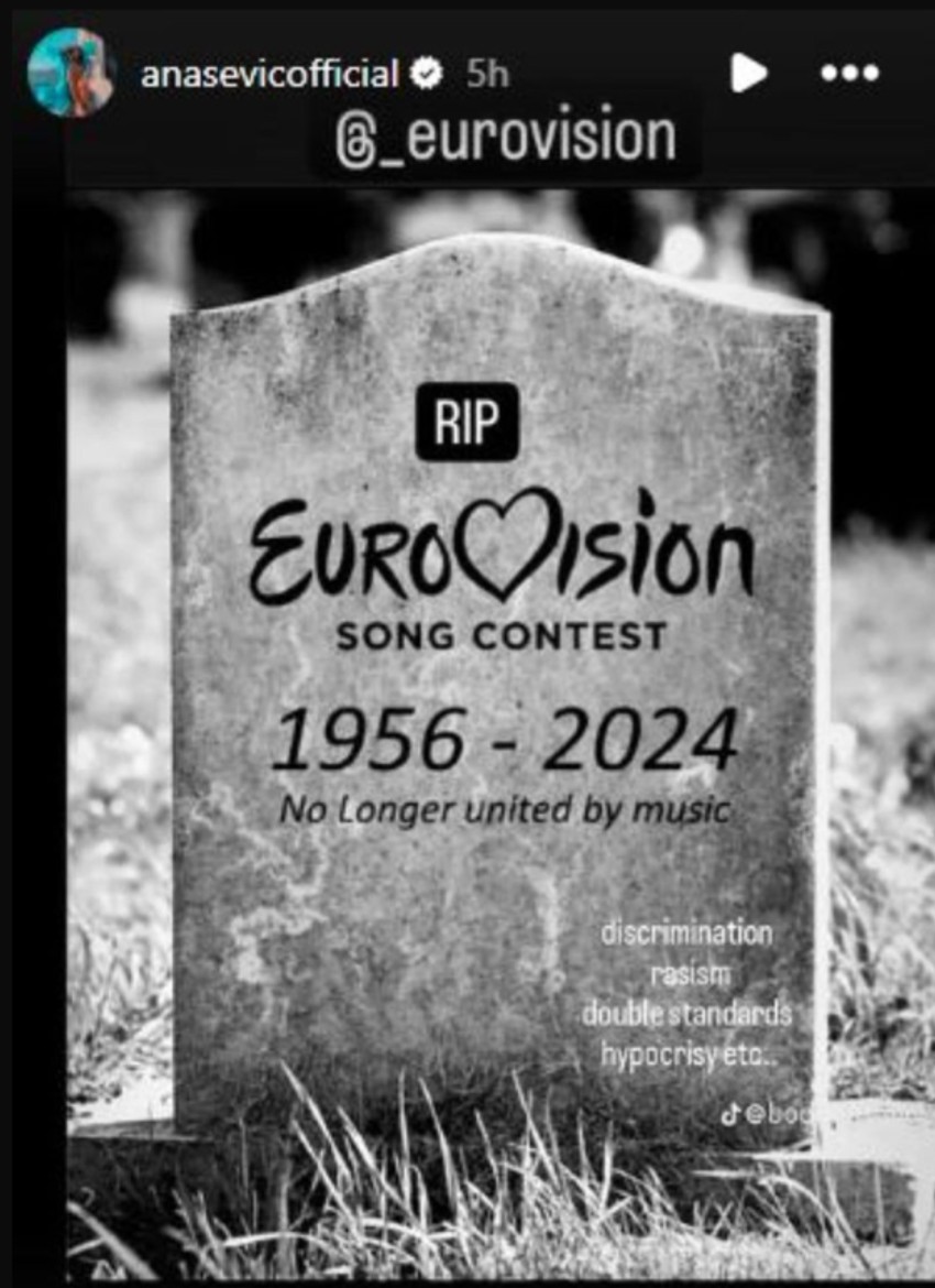 Ana Sević razočarana Evrovizijom