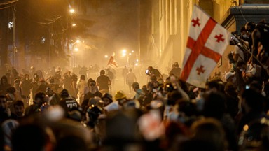 Napięta sytuacja w Gruzji. Brutalny atak na demonstrantów