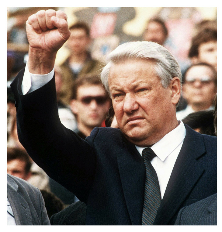 Borys Jelcyn w 1991 r.