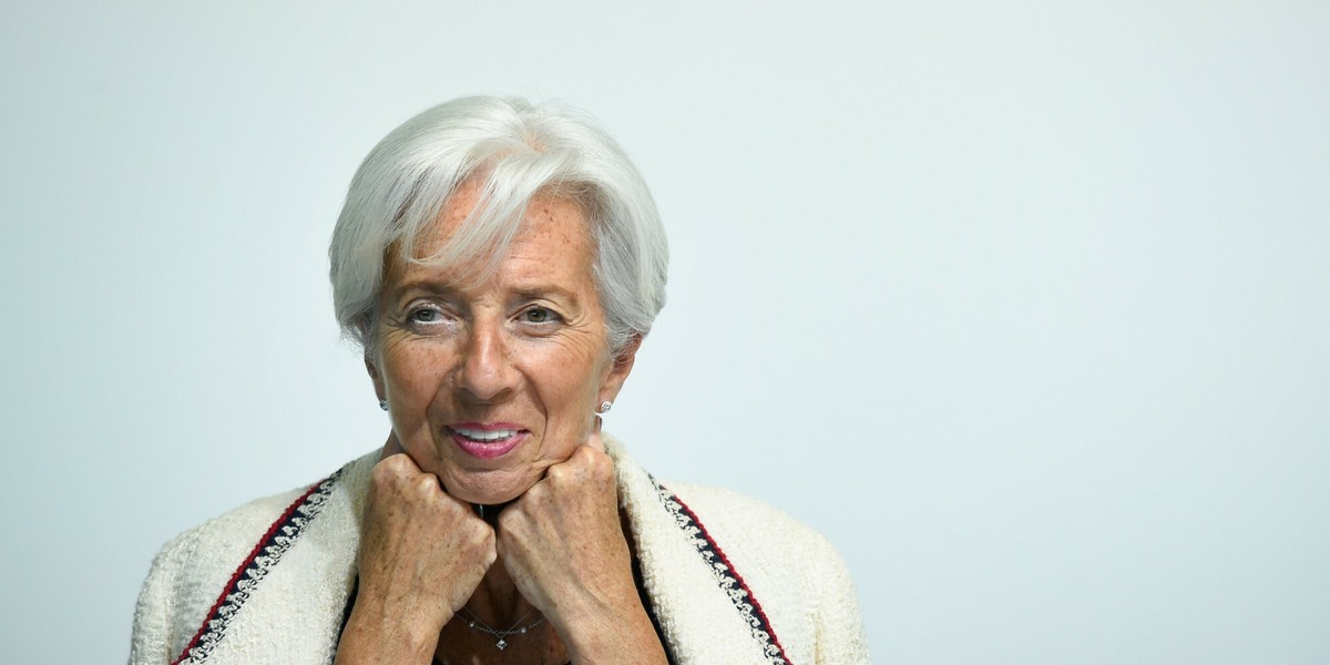 Christine Lagarde, prezydent Europejskiego Banku Centralnego