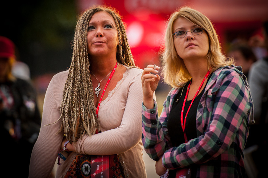 Coke Live Music Festival 2012 - publiczność (fot. Monika Stolarska / Onet)