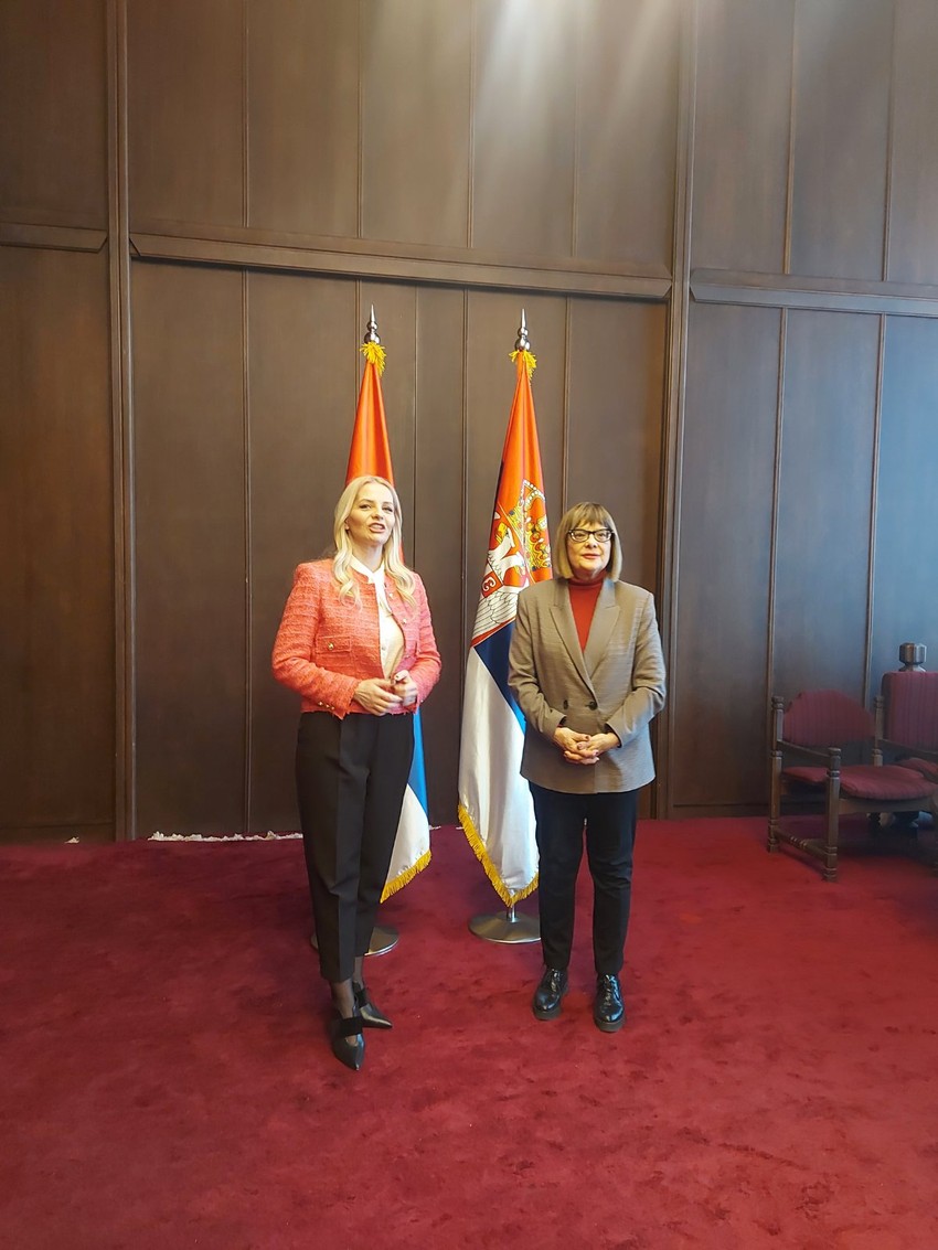 Maja Gojković i Natalija Trivić