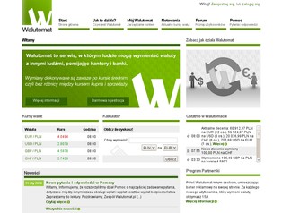 Walutomat.pl - sposób na tanią wymianę walut w internecie